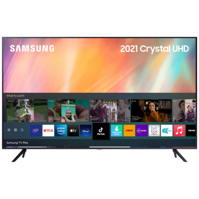 Save £101.00 on the Samsung UE55AU7100 55" 4K Ultra HD TV