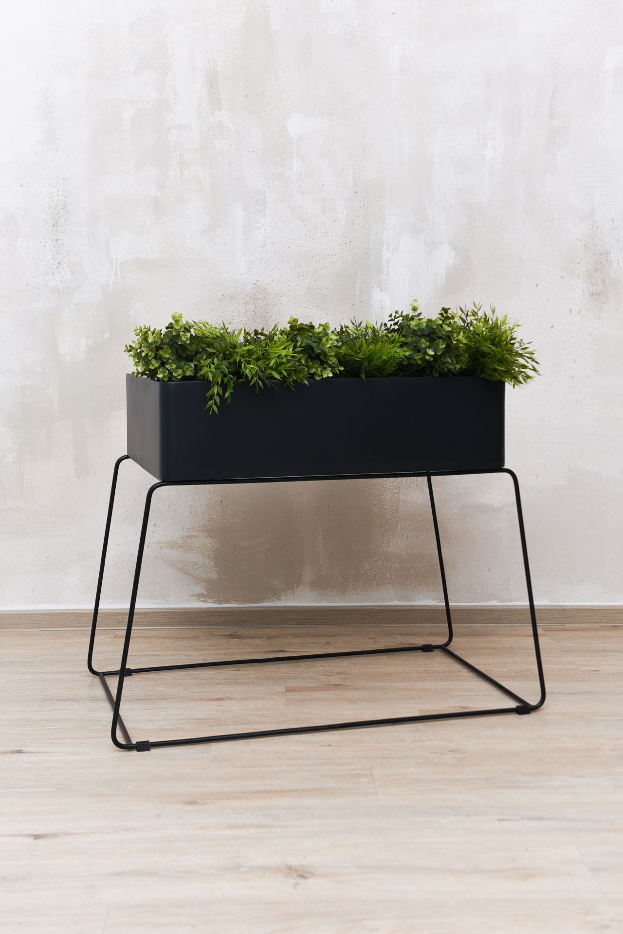 Hochbeet Dekobox aus Fiberglas KRONOS in Anthrazit