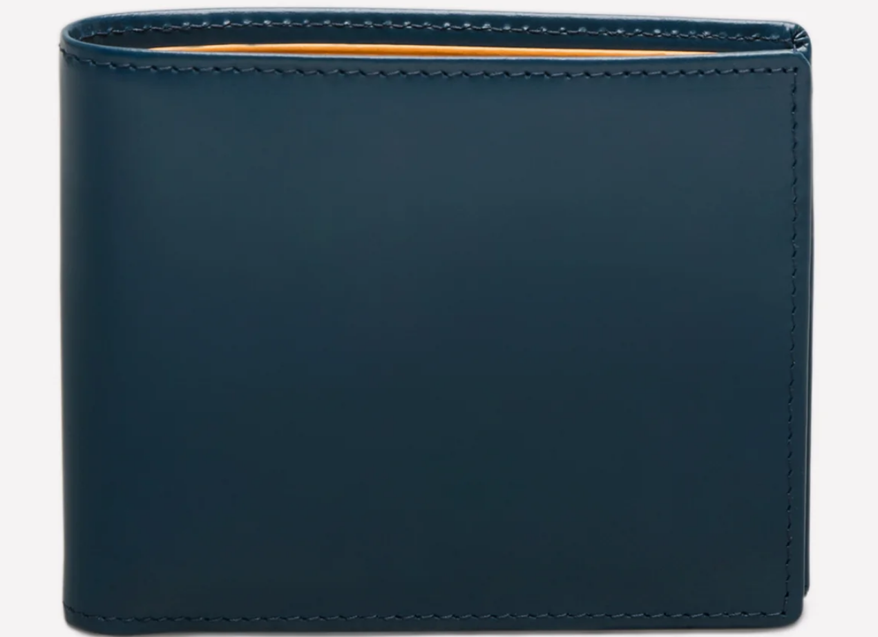 BRIDLE HIDE BILLFOLD WALLET WITH 6 C/C