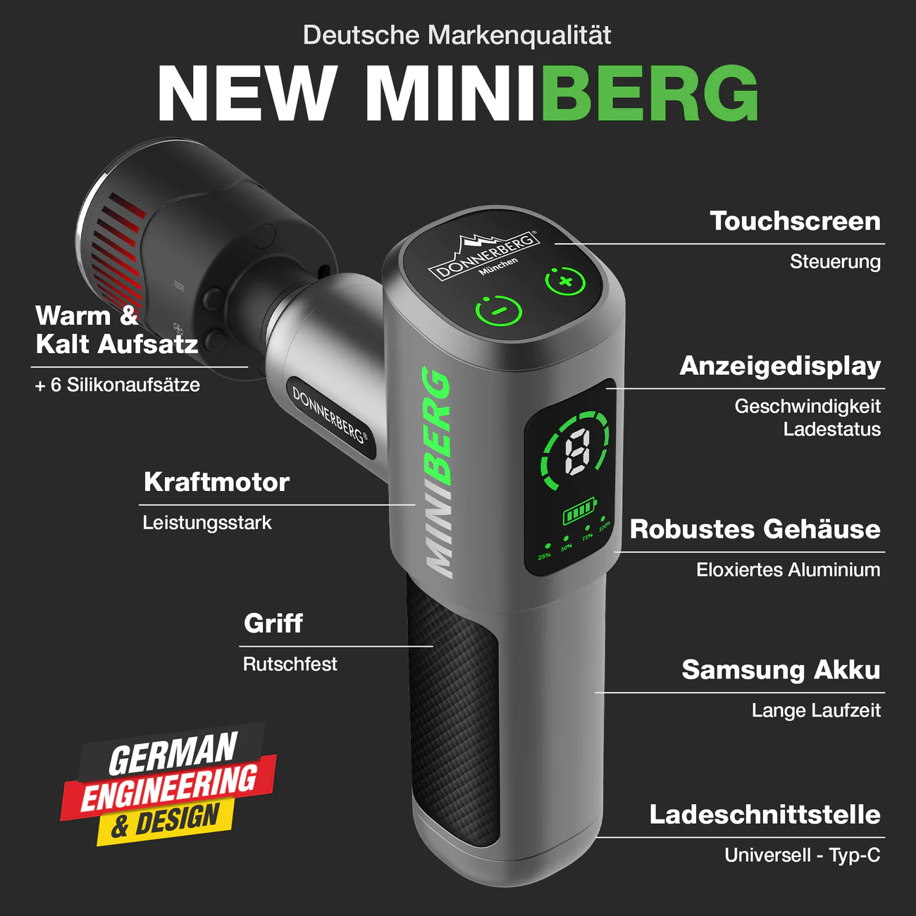 Donnerberg Massagepistole Miniberg 
