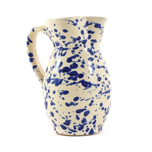 25% Off Cobalt schizzato pitcher