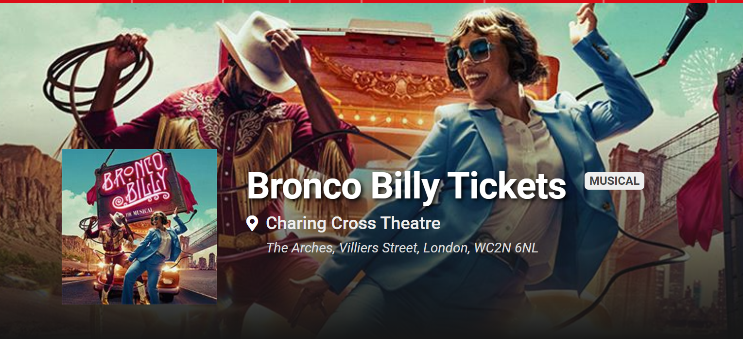 Bronco Billy Tickets Up to 40% Off