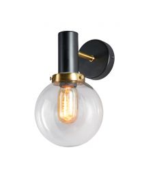 Enhance your bathroom decor with the stylish Kiko Bathroom Wall Light in Matte Black