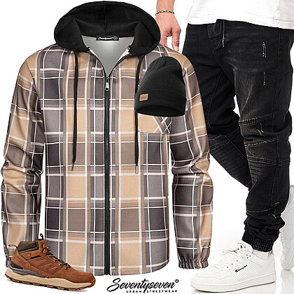 So geht man durch den Winter Outfit 26139