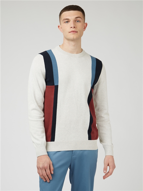 Stripe Crew Neck Jumper