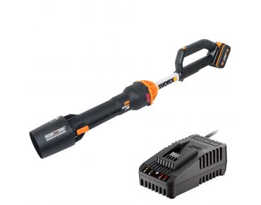 Worx Laubbläser Set 20V mit 4.0 Ah Akku und Ladegerät WG543E