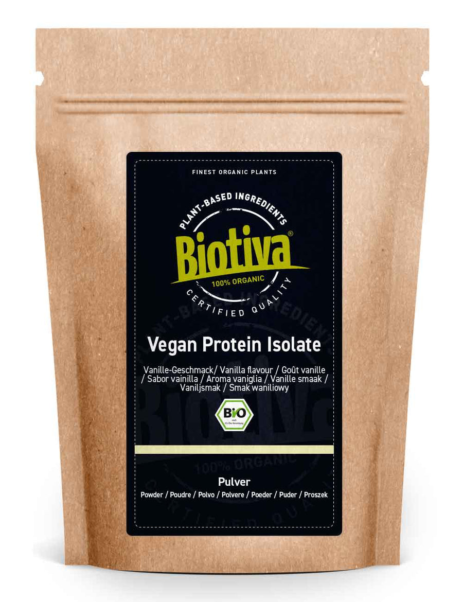 Vegan Vanille Protein Isolat Shake Bio