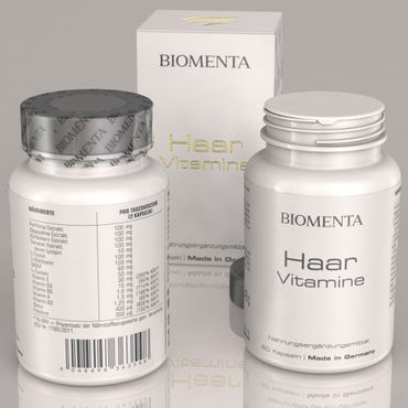 Hochwertige Haar Vitamine Kapseln von BIOMENTA