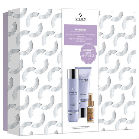 System Professional LipidCode LuxeBlond Geschenkbox für blondes Haar