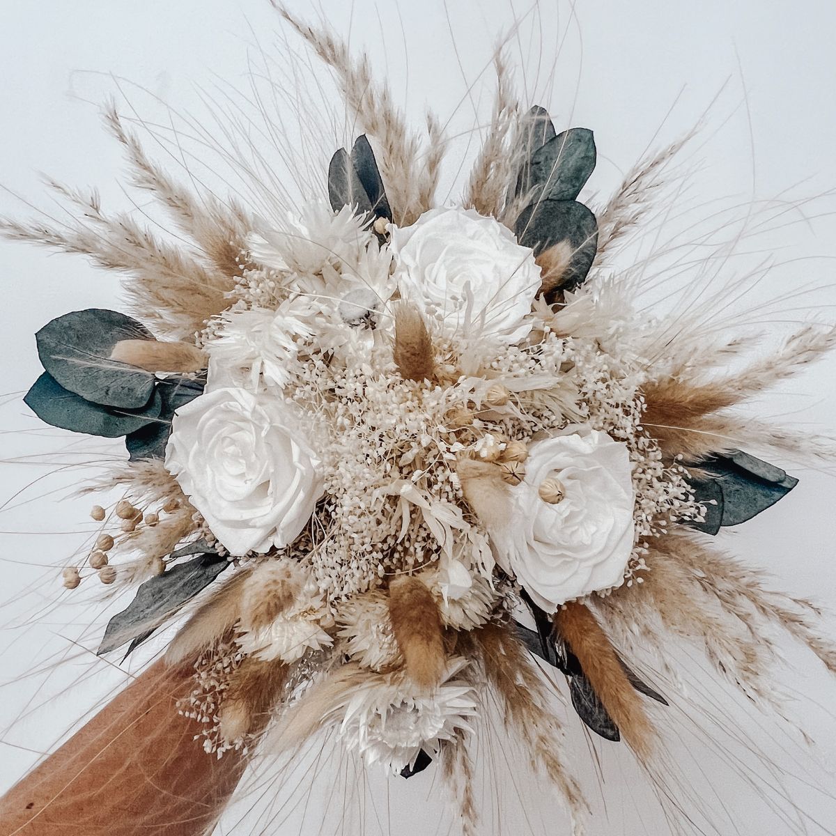 Brautstrauß "Boho Bride Eukalyptus Bouquet"