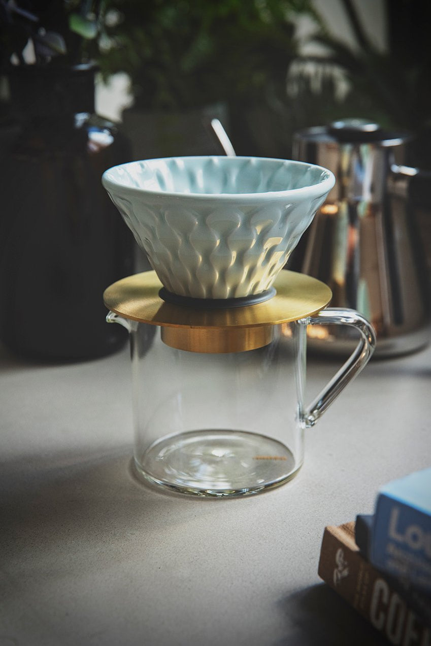 Discover the art of coffee brewing with the Loveramics Mellow Coffee Dripper Collection (Celadon Blue)
