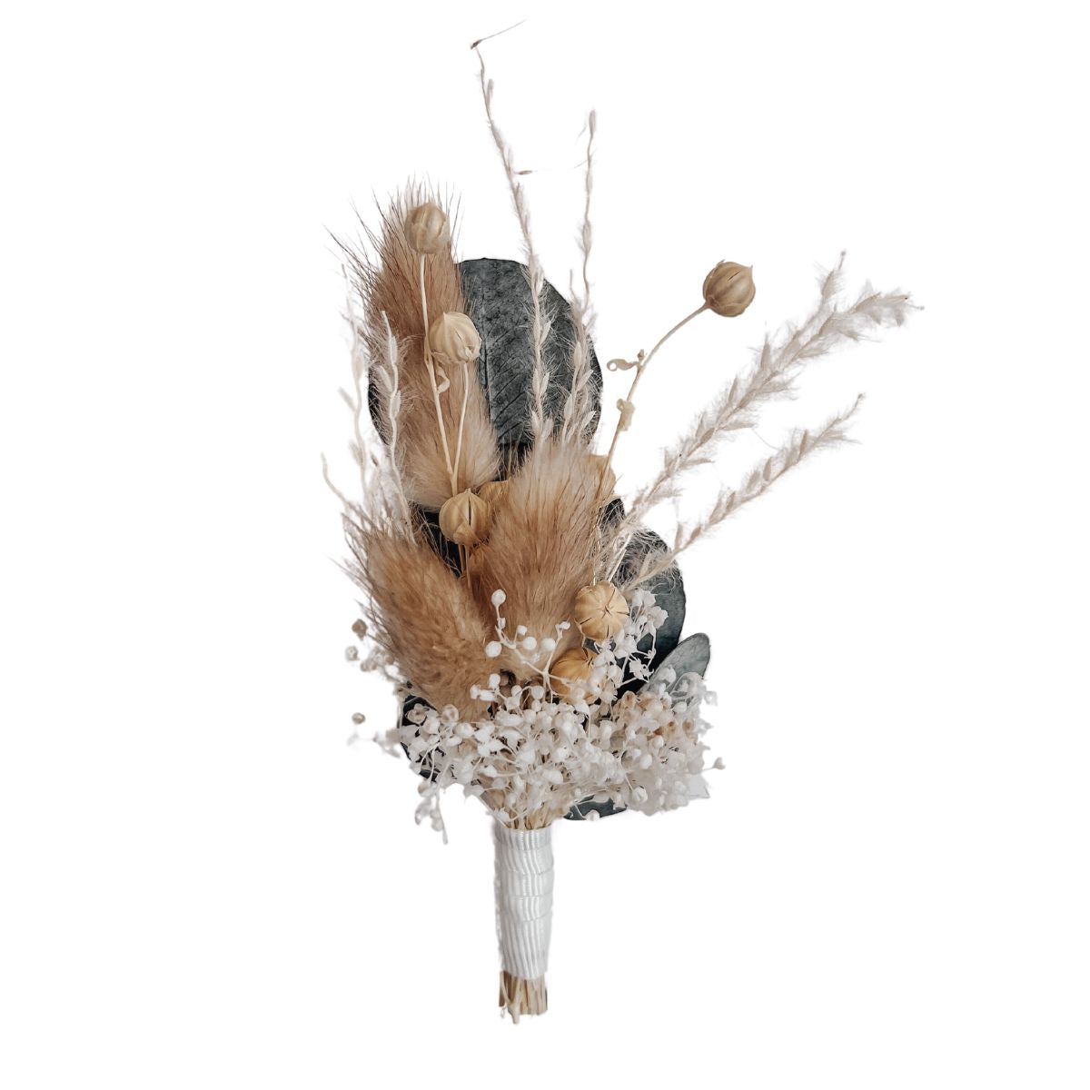 Herrenanstecker “Boho Groom Eukalyptus”