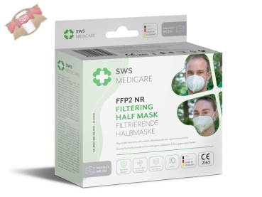 FFP2 Mundschutz Maske MNS Gesichtsmaske medizinisch (10 Stk.)